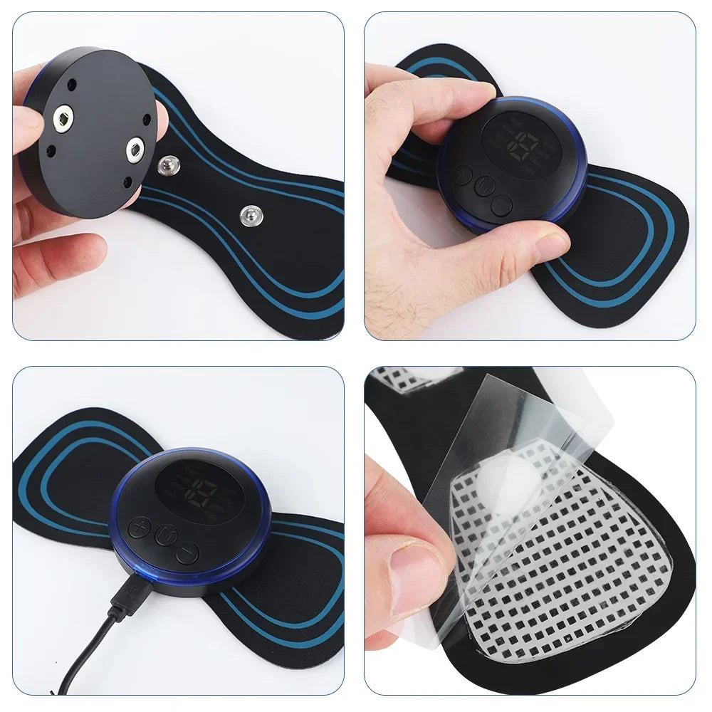 ⚡ EMS Electric Neck Massager – Muscle Stimulation & Full Body Relief