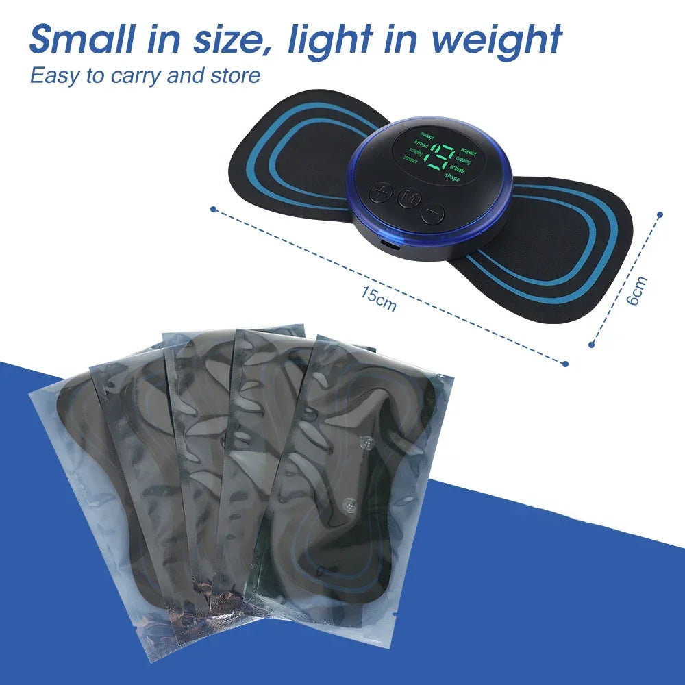 ⚡ EMS Electric Neck Massager – Muscle Stimulation & Full Body Relief