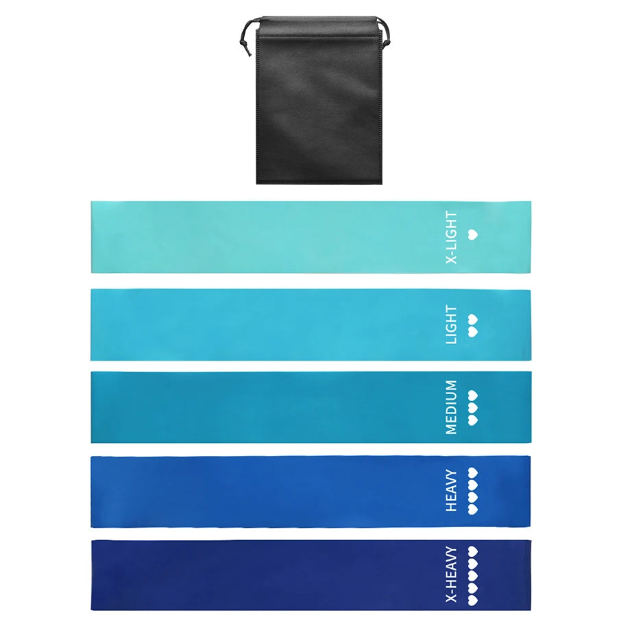 🏋️ Resistance Bands Set – Home Workout, Pilates, Yoga & Strength Training