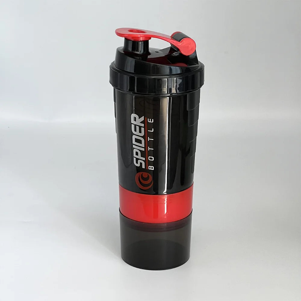 🥤 Premium 3-Compartment Shaker Bottle – Training & Hydration