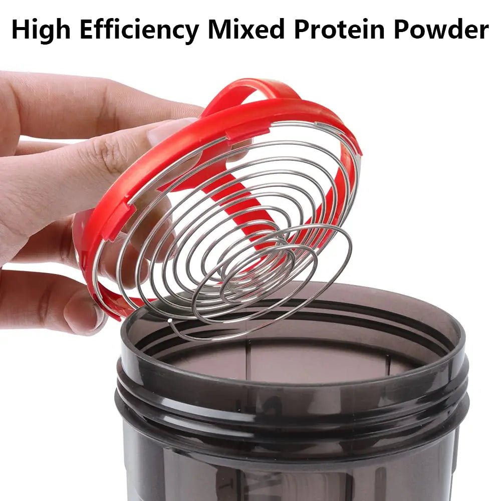 🥤 Premium 3-Compartment Shaker Bottle – Training & Hydration