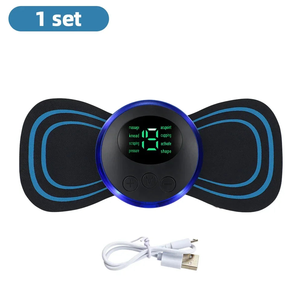 ⚡ EMS Electric Neck Massager – Muscle Stimulation & Full Body Relief