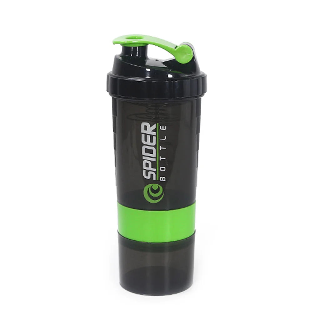 🥤 Premium 3-Compartment Shaker Bottle – Training & Hydration