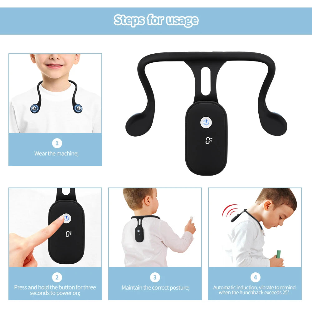 🧍 Smart Posture Corrector – Real-Time Posture Training & Support