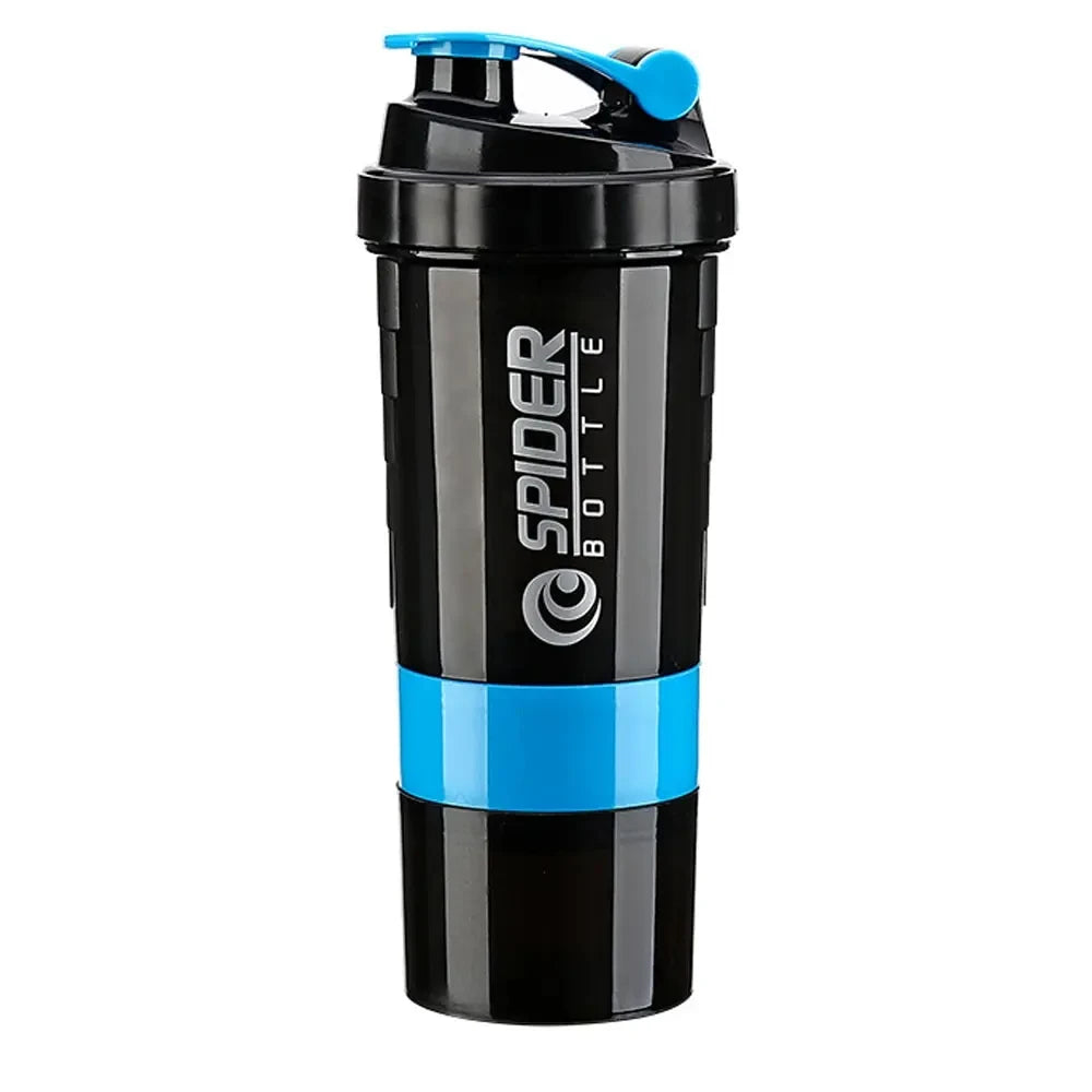 🥤 Premium 3-Compartment Shaker Bottle – Training & Hydration